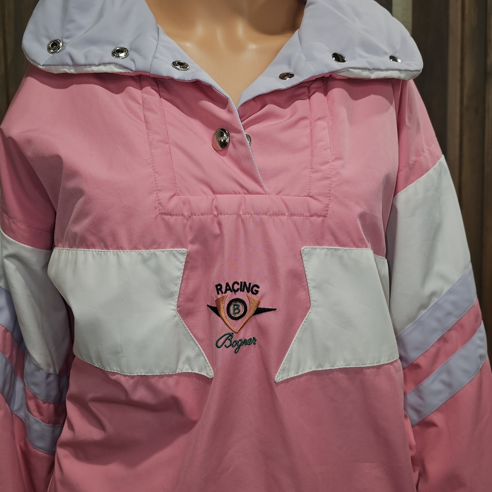 Pink and White Racing Bogner Jacket